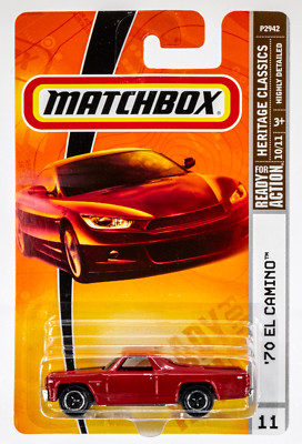 2009 Matchbox #11 '70 Chevy® El Camino MATADOR RED | FSC | eBay