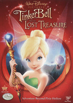Tinker Bell And The Lost Treasure (DVD, 2009, Widescreen) NEW