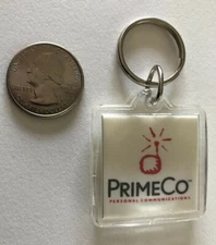 PrimeCo Personal Communications Cell Phone Company Keychain Key Ring #33592