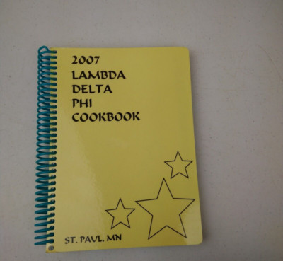 Lambda Delta Phi Sorority Alumni Cookbook St. Paul MN 2007