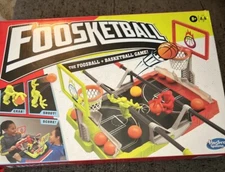 Hasbro Gaming Foosketball Game, The Foosball Plus Basketball Shoot and Score
