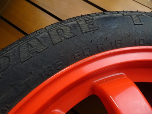 2004 - 2020 JAGUAR XF XFR XJ XJL XJR XK XKR EMERGENCY SPARE WHEEL 135/80 R18 OEM - Picture 4 of 10