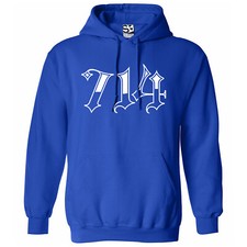 714 Area Code HOODIE | Old English Orange County Santa Ana Anaheim Sweatshirt