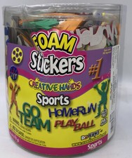 Foam Stickers SPORTS Creative Hands Acid Free Adhesive Foam Sticker Lg Box BNIP