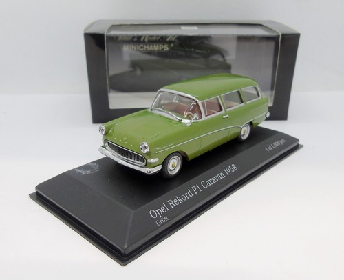 Minichamps Opel Rekord P1 Caravan 1958-1960 Série Limitada. | Frete grátis