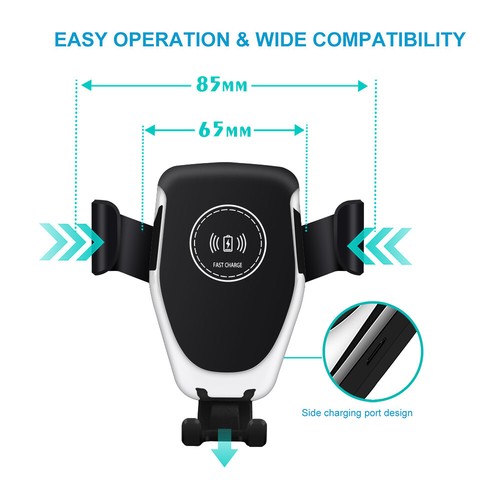 10W Wireless Charger Induktive KFZ Ladegerät Handyhalter Für iPhone 13 Pro 12 - Bild 7 von 12