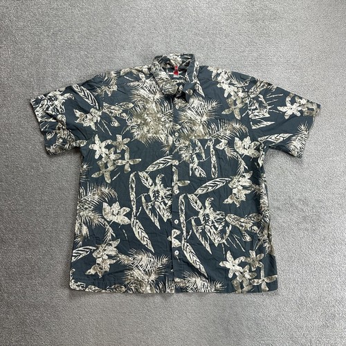 HAWAII Hemd Hawaiishirt Floral XL Magnum Rockabilly Hawaiianer Aloha 14103 Grün