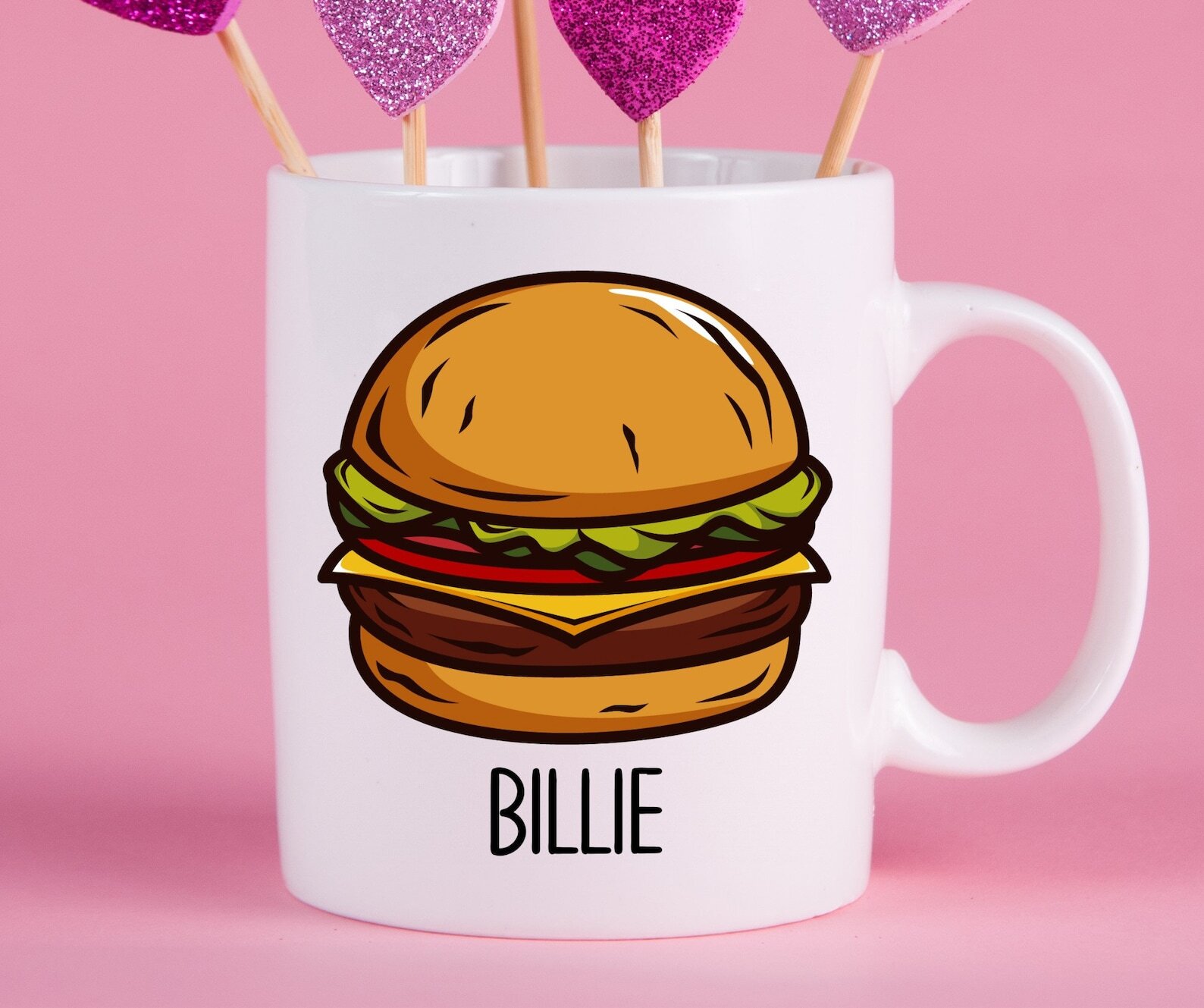 Personalized Cheeseburger Mug Cheeseburger Gift Ideas Cheeseburger Cup Gifts For