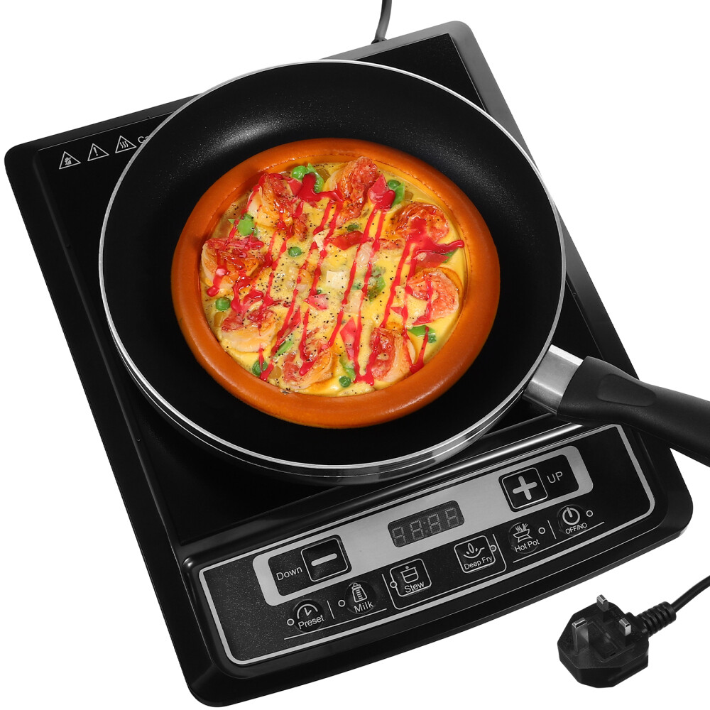 Electric Cooker Hot Plate Digital Induction Hob 2000W Portable Single