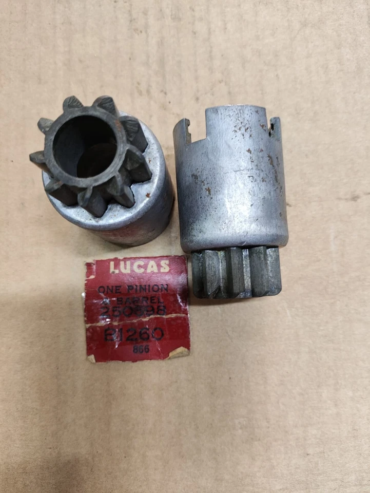 9 Teeth Starter Pinion OEM : LUCAS # 250698 For Austin A30 A50 Sprite MGTD MGTF - Image 3 of 4