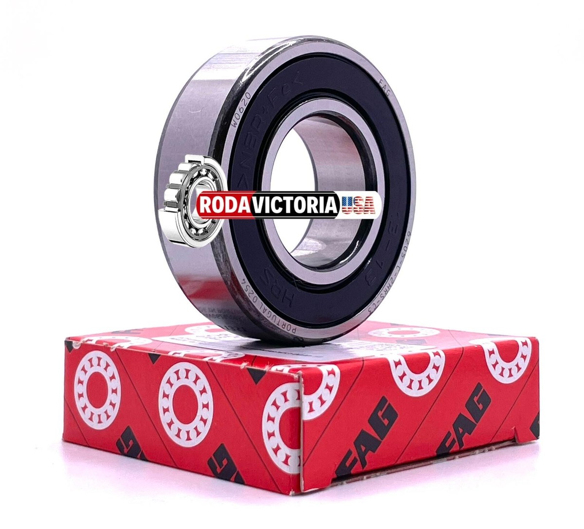 CUSCINETTO RADIALE A SFERE FAG 6205-2RS 25X52X15mm – ENOILGAM RICAMBI E - Foto 4