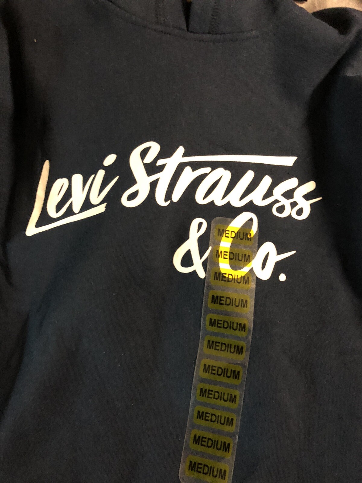 Levi Strauss \u0026 Co Navy Blue Hooded 