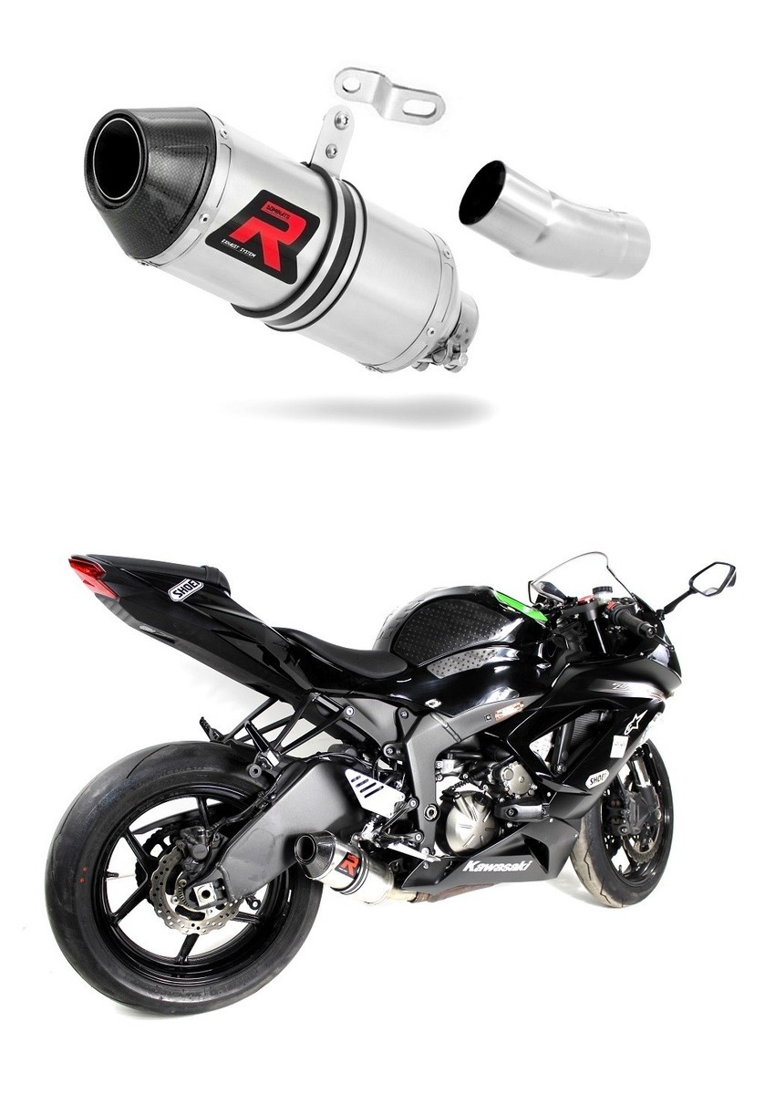ZX6R ZX 636 LOW LEVEL Exhaust HP3 Dominator Racing Silencer