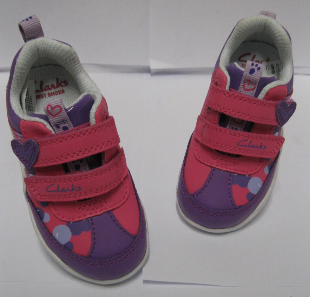 &#039;Girls Clarks Trainers&#039; Brite Bea - 4F SALE | eBay