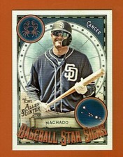 2019 Topps Allen & Ginter Baseball Star Signs BSS-50 Manny Machado