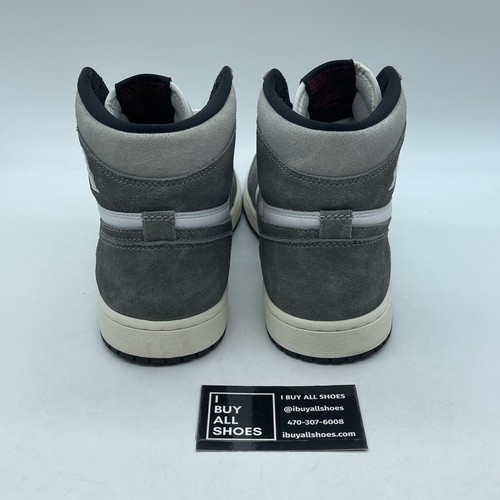 Size 9.5 - Air Jordan 1 Retro OG High Washed Black Suede Leather (DZ5485-051) - Picture 3 of 8