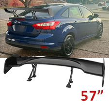 For Ford Focus Sedan 12-18 Glossy Black 57 Rear Spoiler Wing Truck Gt Style