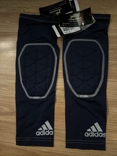 2 New Adidas TF Ironskin Knee Pad Navy Blue New In Bag Volleyball Basketball L