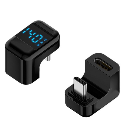 Adaptateur USB C léger 180 degrés pour charge rapide et transfert de données - Photo 3 sur 19