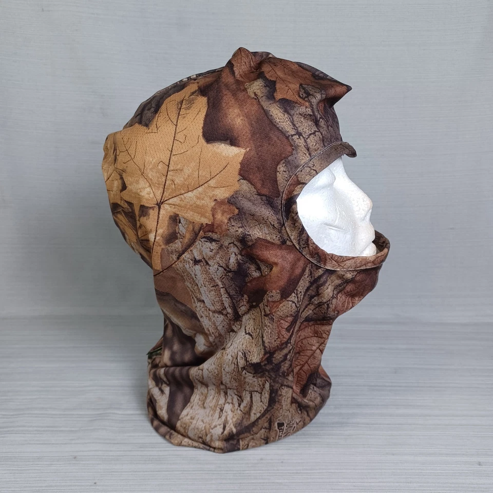 Cabelas Camo Headcover Facemask Balaclava Hunting Advantage Timber Camouflage - Image 3 of 4