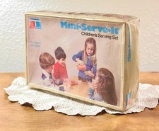 Vintage Tupperware Mini-Serve-It Toy Set, 1979 NOS in Sealed Box