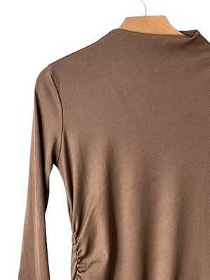 brown dress cider Amazon.com: CIDER Women's Long Sleeve Maxi Dress Asymmetrical Ruffle Hem Bodycon Evening Party Dress Brown : Clothing, Shoes & Jewelry