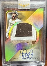 2025 Topps Five Star #JPA-FT Fernando Tatis Jr. Auto Jumbo Prime Gold #/10