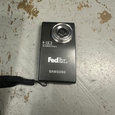 Samsung HMX-U10 HD Digital Camcorder 10MP FedEx Branded Black Pocket Camera
