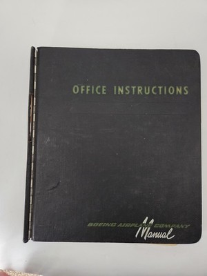 Vintage Boeing Aircraft Manual