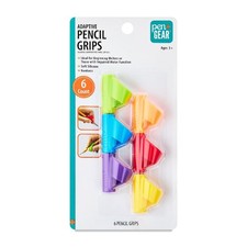 Silicone Pencil Grip, Multicolor, 6 Count
