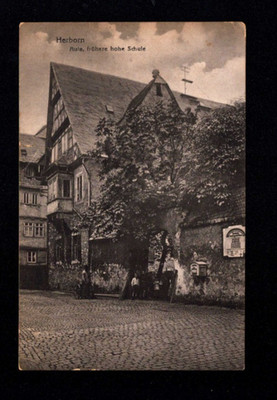 Herborn 1943 - Aula, frühere hohe Schule  (FRA131)