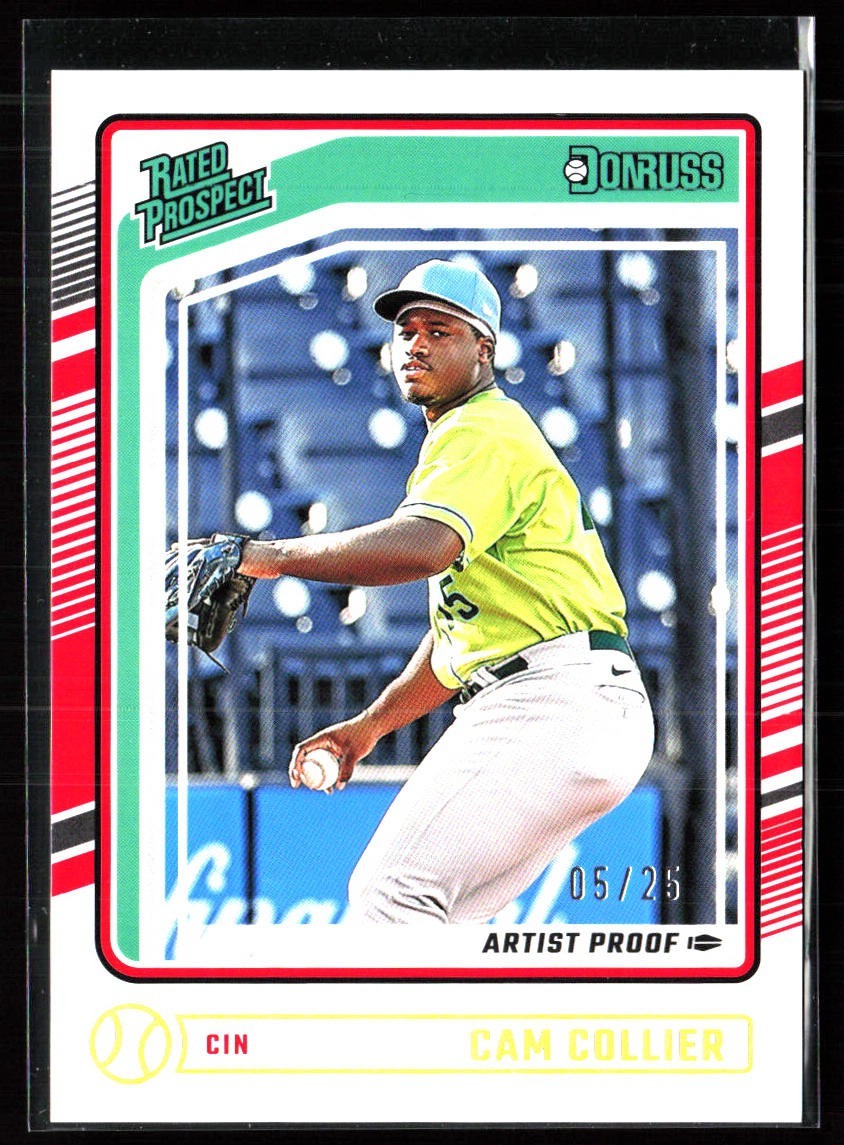 2024 Panini Donruss - Rated Prospects Cam Collier #185  /25 (RC)