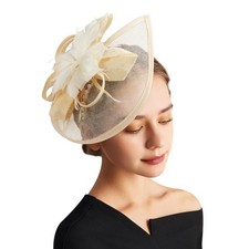 Women Fascinators Hats Flower Fascinators with Headband and Clip Tea Party