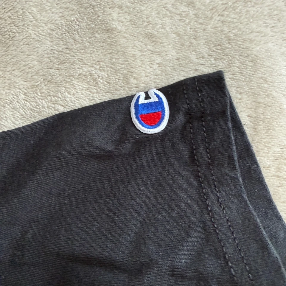 Champion Camiseta Hombre Talla M Algodón Negro Con Logo Manga Corta - Imagen 4 de 4