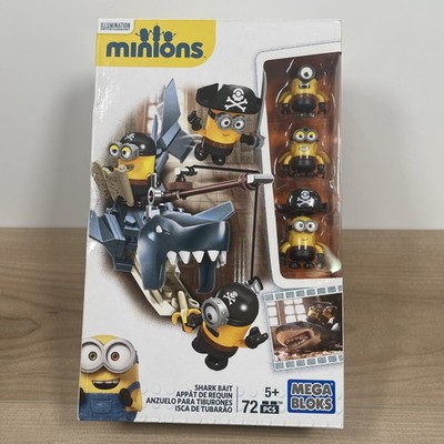 Mega Bloks Despicable Me Minions Shark Bait Pirates Factory Sealed Brand New!