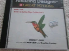 AMAZING DESIGNS BIRDS AND BUTTERFLIES COLLECTION 1 Pfaff 7570 7560 2140 Nice