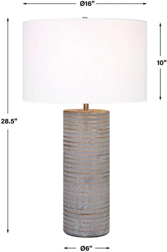 Sleek Monolith 1-Light Table Lamp for Modern Home Decor - Picture 4 of 4