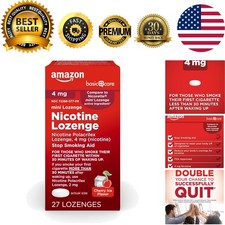 Cherry Ice Flavor Nicotine Lozenge 4 mg - 27 Count - Your Stop Smoking Solution
