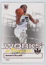 2024-25 Panini Court Kings Works in Progress Ruby 77/149 Isaiah Collier #9 9p5