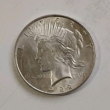 1922 Peace Dollar $1 Silver Coin 0.9 Fineness Business Strike