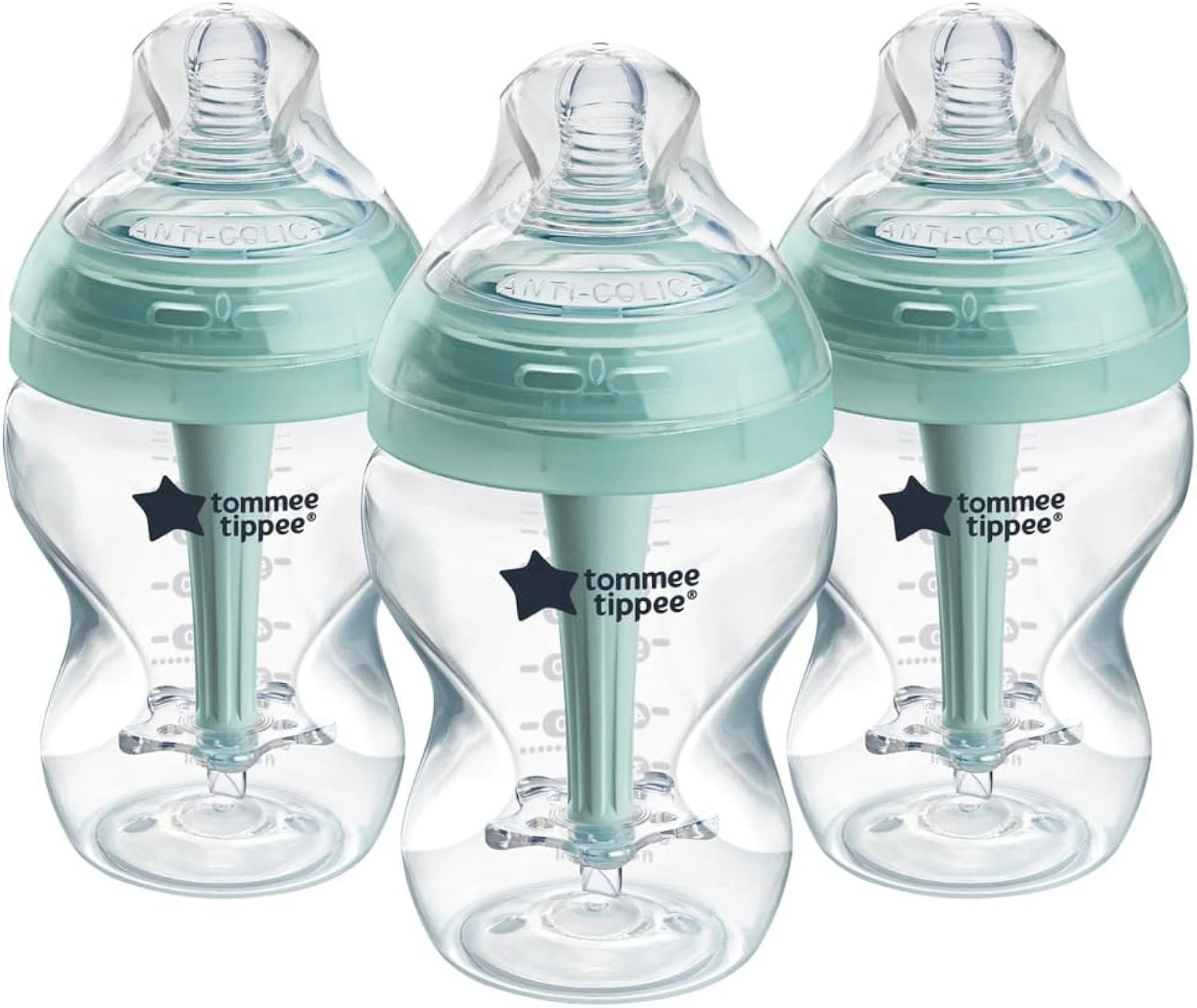 Tommee Tippee Advanced Anti-Colic Baby Bottles Pack of 3 260ml Clear BPA Free
Opens in a new window 