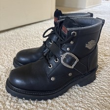 Womens Size 8 Harley Davidson 81024 Harness Riding Motorcycle Boots