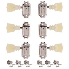 Kluson 3+3 Deluxe Series Tuners, Nickel