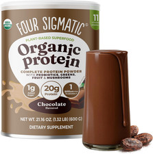 Organic Plant-Based Protein Powder Clean Vegan Protein Elevated with Lion S Ma