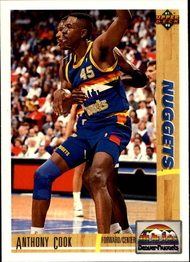 1991-92 Upper Deck #203 Anthony Cook - BSK