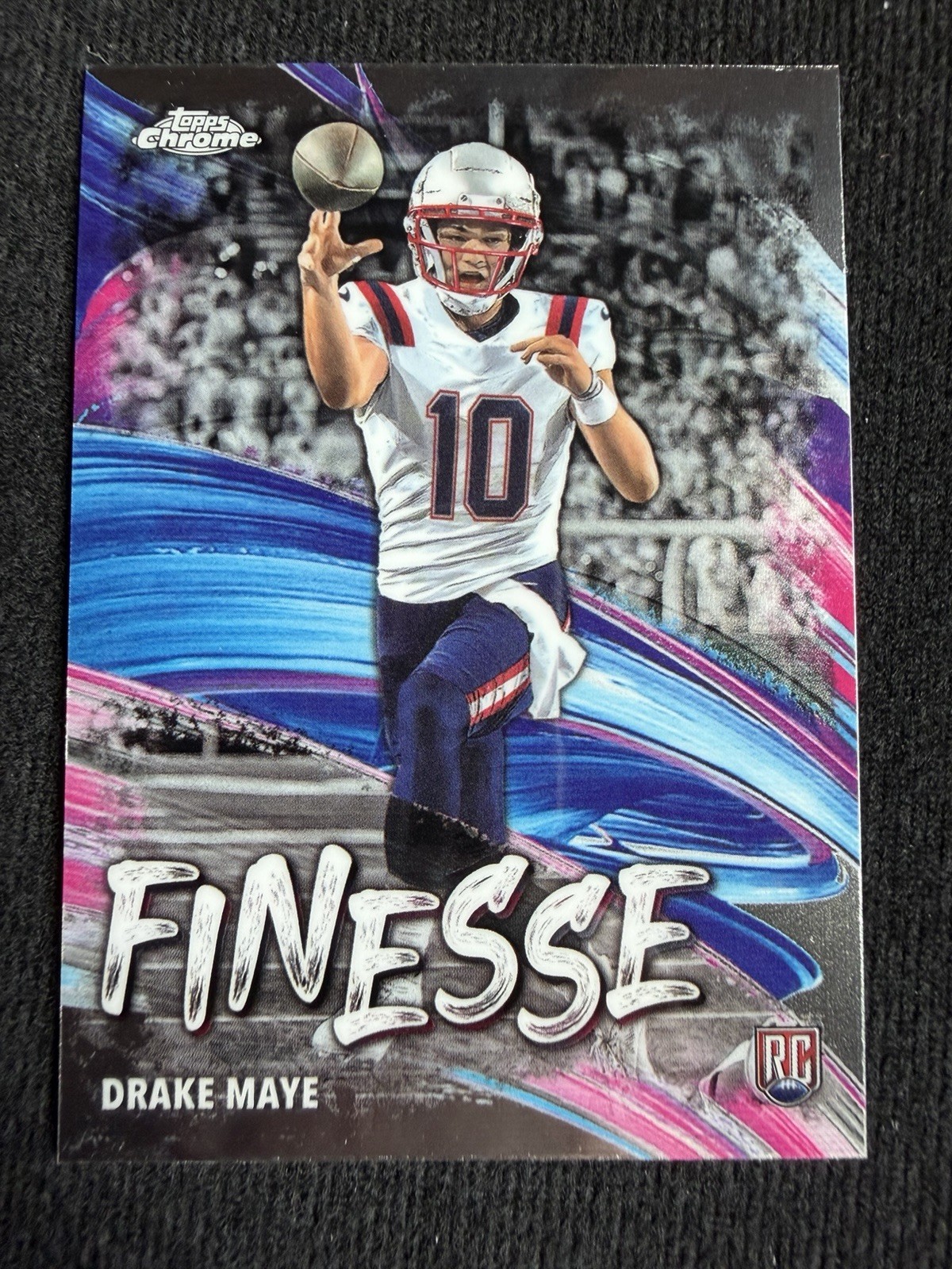 2024 Topps Chrome - Finesse Drake Maye #F-2 (RC) New England Patriots