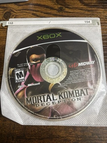 Mortal Kombat: Deception Kollector's Edition (Xbox, 2004) Mileena Disc Only