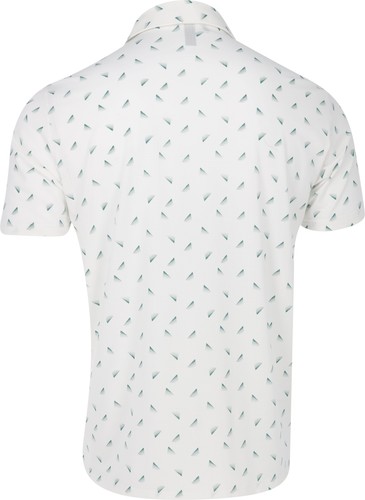 Adidas Ultimate365 Printed Faded Triangle Mesh White/Collegiate Green Shirt Men - Picture 2 of 15