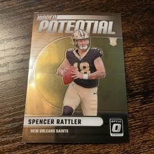 #250 2024 Donruss Optic Spencer Rattler Hidden Potential RC Rookie