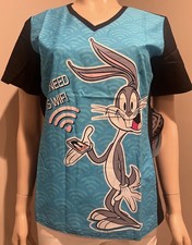 Tooniforms by Cherokee, Scrub Top, Looney Tunes, TF670 LTWF, S, New
